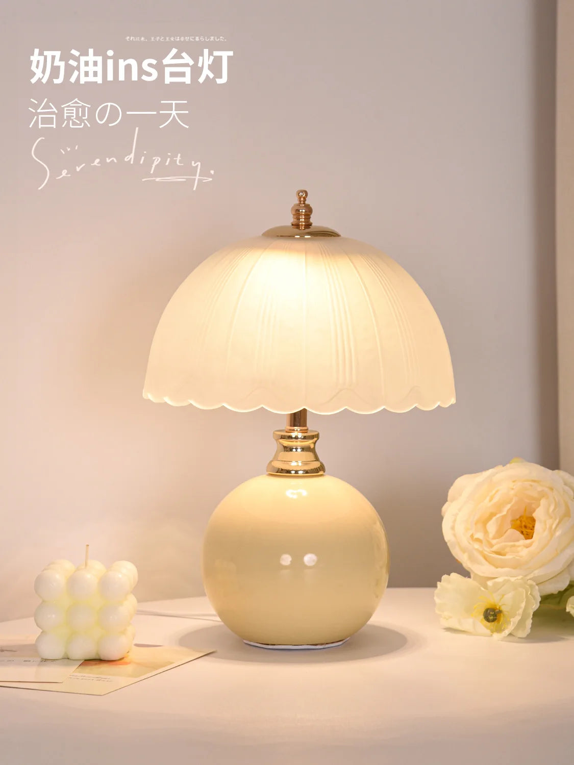 Wireless LED Filament Night Lamp – Rechargeable 3-Level Cordless