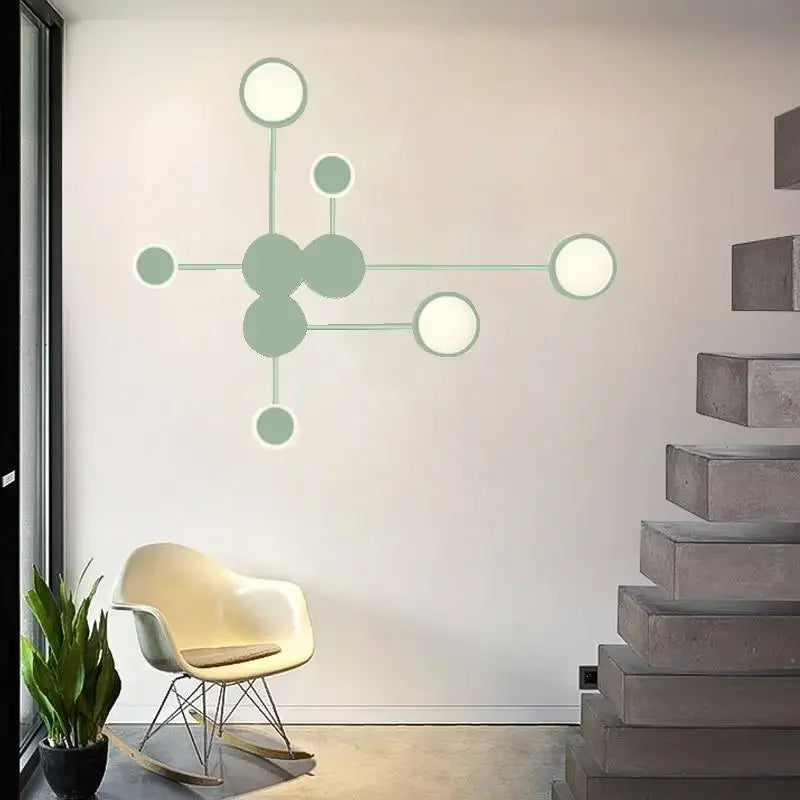 Nordic Minimalist Wall Lamp – E27 Iron Indoor