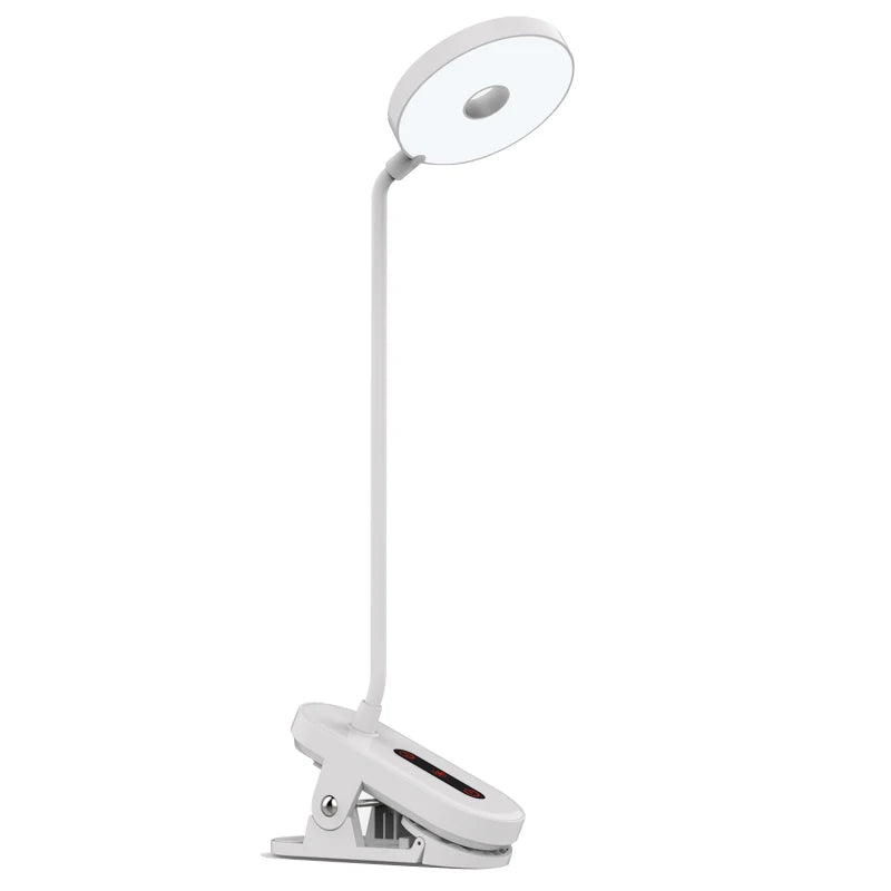 Flexible LED Reading Desk Lamp – USB Rechargeable 3-Level Touch