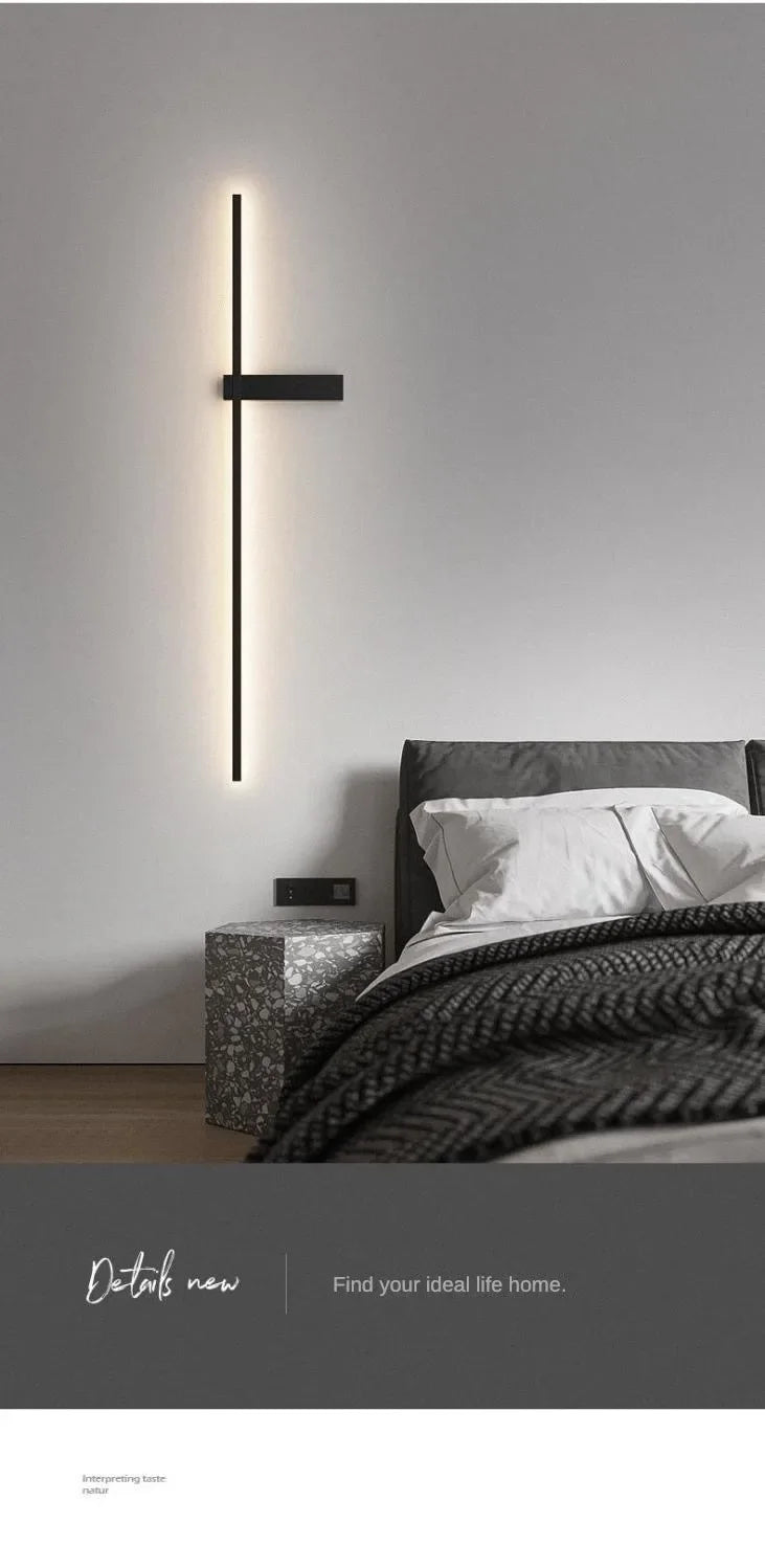 Dimmable LED Strip Wall Lamp – TV Background