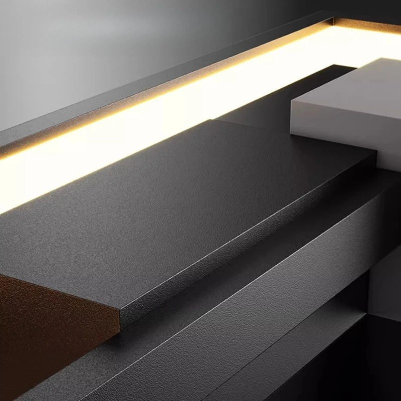 Modern LED Wall Lamp – Black, Gold or White