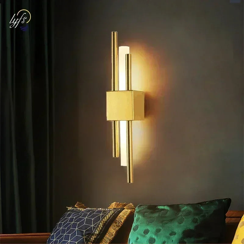 Nordic LED Wall Lamp – Black, Gold or White 6W
