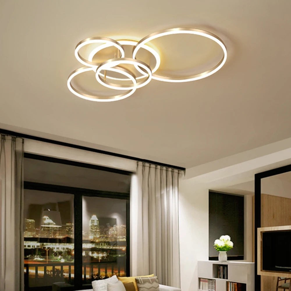 Dimmable LED Ceiling Lamp – Remote Control 5 Sizes