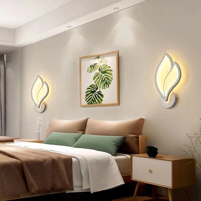 Modern LED Wall Lamp – Touch Switch White