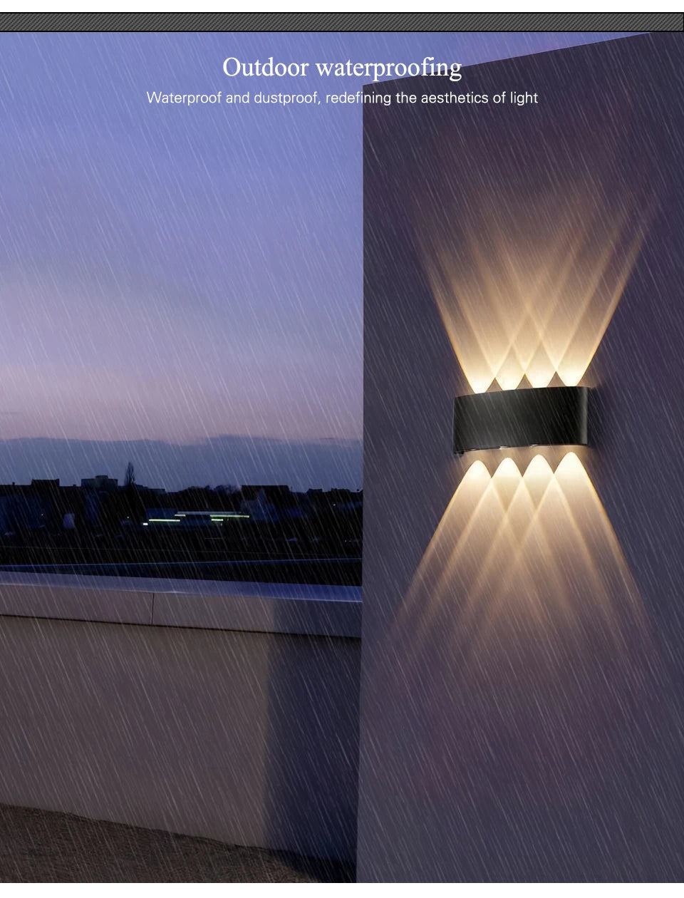 LED Outdoor Wall Lamp Up Down – Garden & Porch