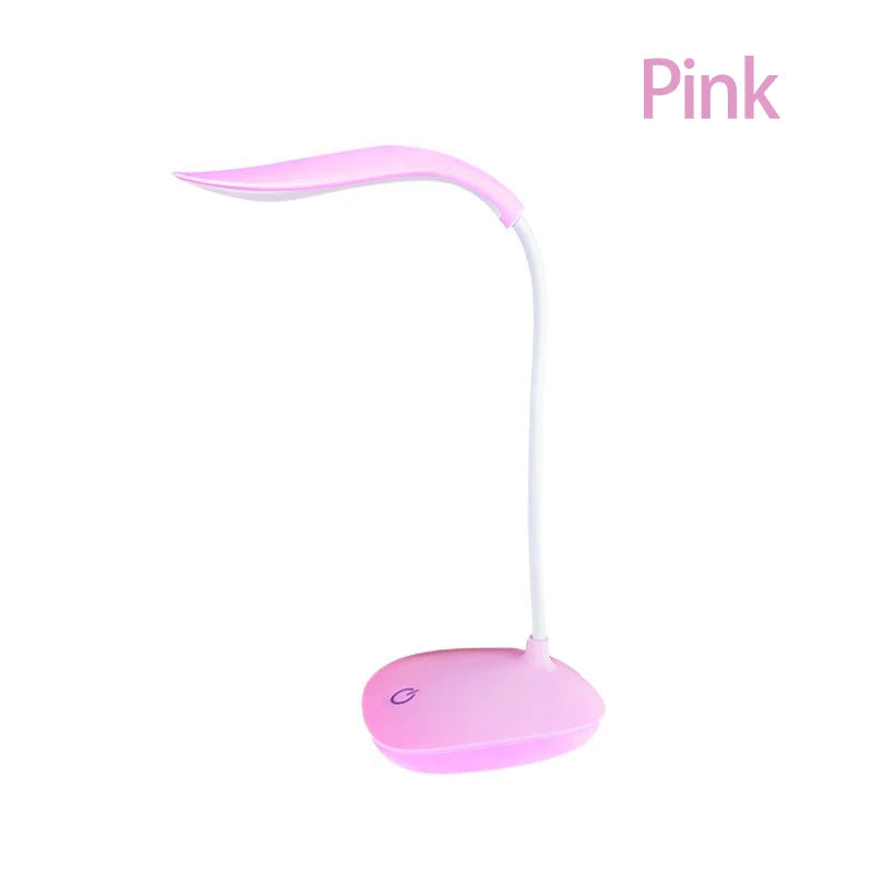 Flexible LED Reading Desk Lamp – USB Rechargeable 3-Level Touch