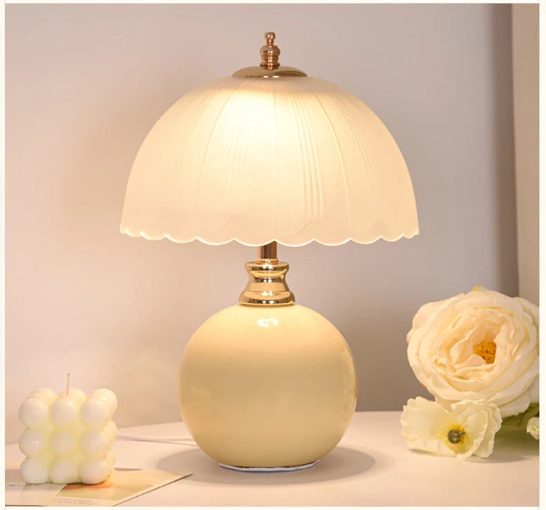 Wireless LED Filament Night Lamp – Rechargeable 3-Level Cordless