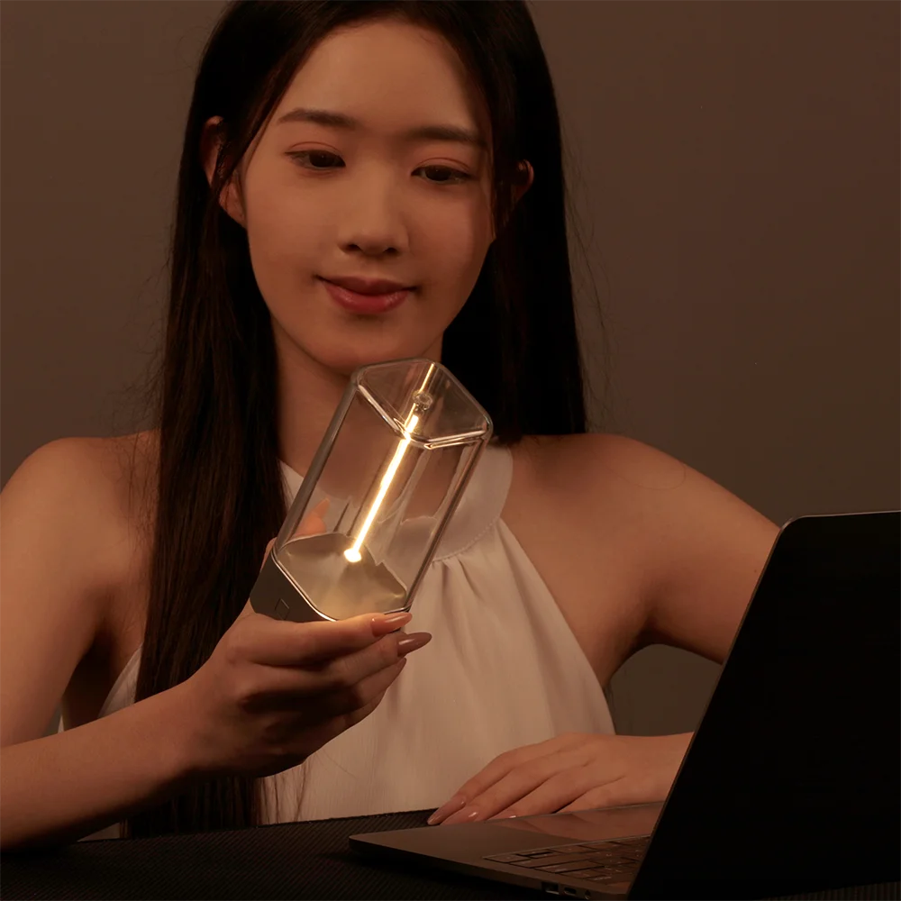 Cordless Magnetic Filament LED Lamp – Rechargeable Atmosphere