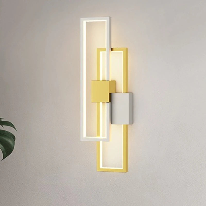 Modern LED Wall Lamp – Black, Gold or White
