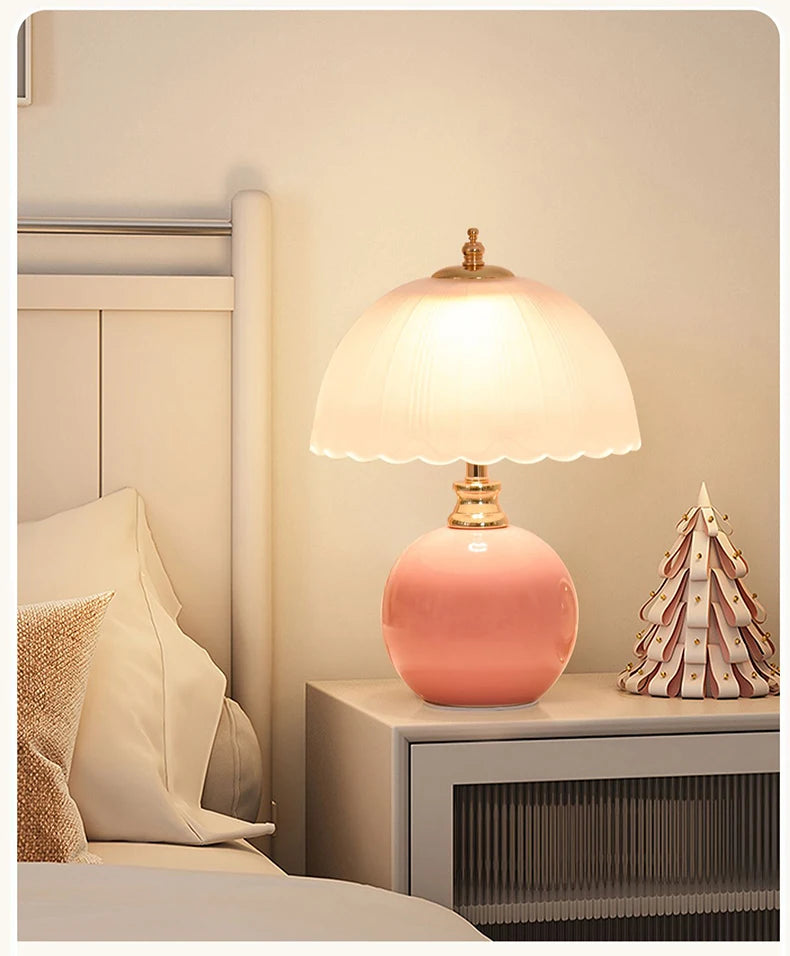 Wireless LED Filament Night Lamp – Rechargeable 3-Level Cordless