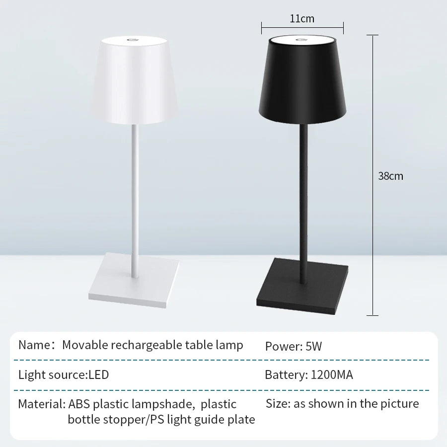 LED Clip Desk Lamp – USB Rechargeable 3-Colour Eye Protection