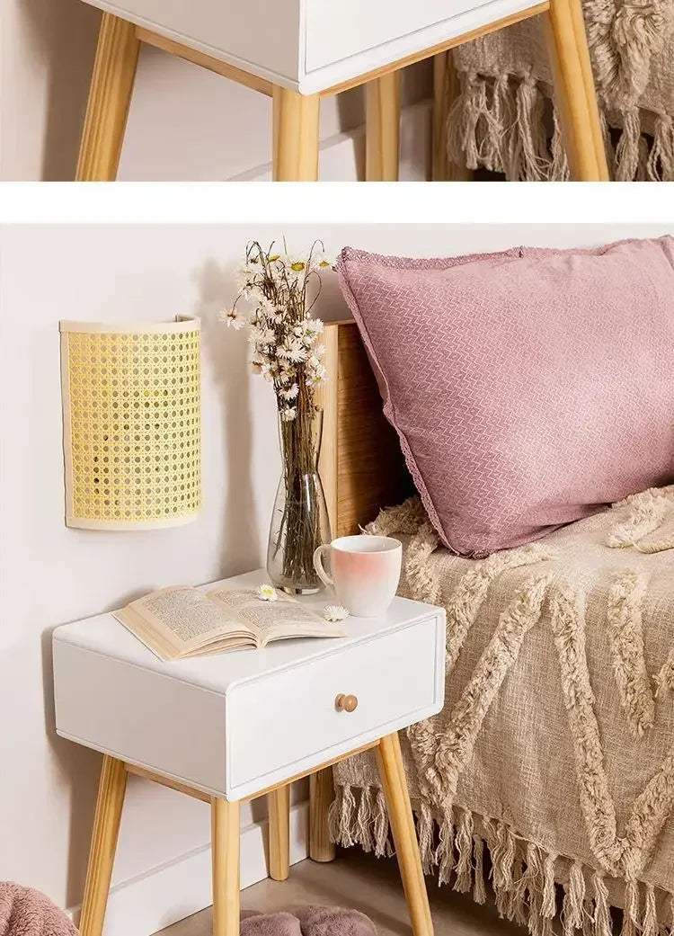 Rattan Wall Lamp Living Room Bedroom Bedside Wall Sconce Led Lighting Corridor Southeast Asian Rattan Wall Light Fixtures Decor