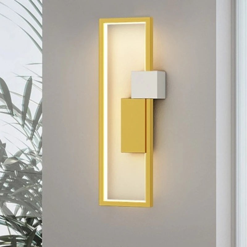 Modern LED Wall Lamp – Black, Gold or White