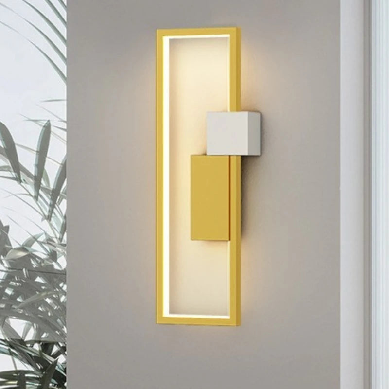 Modern LED Wall Lamp – Black, Gold or White